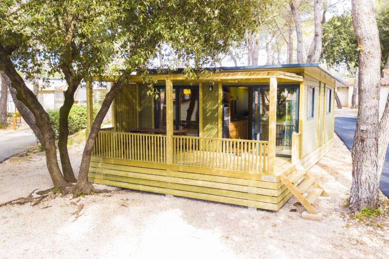 Location chalets gitotel au camping les grands pins proche de Saint Cyr sur Mer